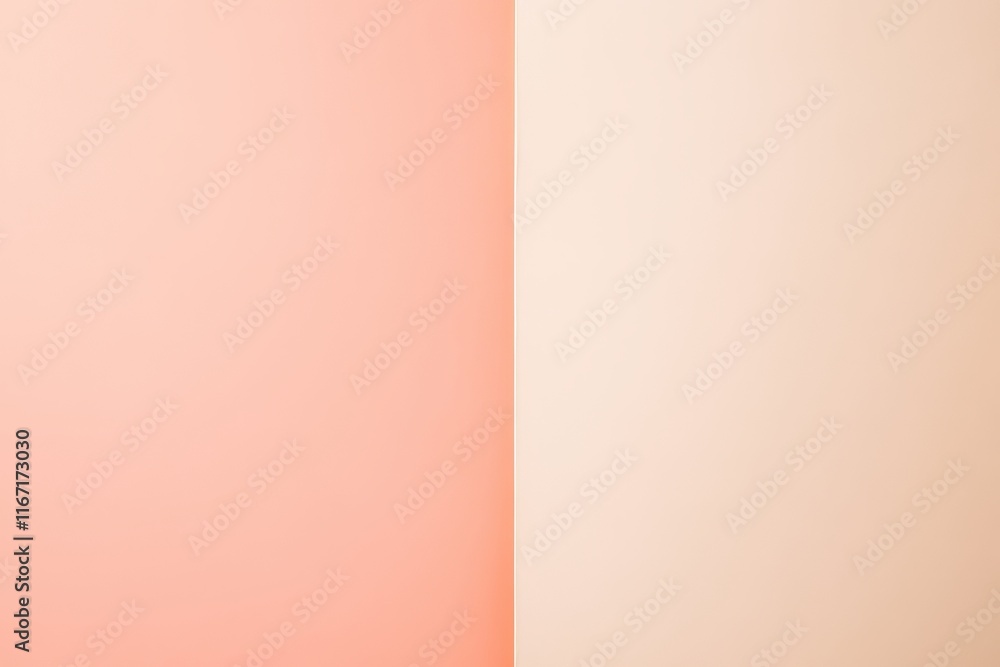 Poster soft pastel color palette featuring peach and cream hues on a seamless background suitable for desig