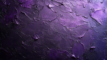 Dark purple background, grainy texture, black violet purple color gradient, abstract banner backdrop design, Generative AI