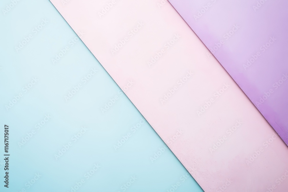 Poster colors blend together in abstract layout showcasing soft pastels, creating a tranquil artistic backd
