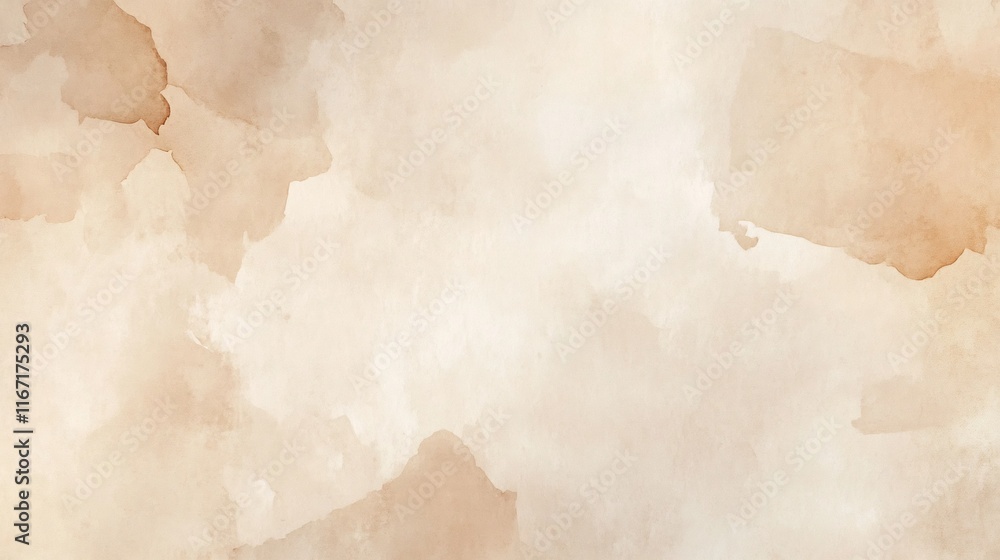 Aufkleber subtle beige watercolor texture with soft gradient backdrop for messaging