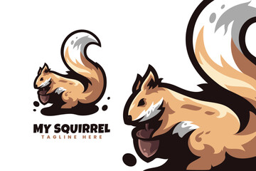 Cartoon Style Squirrel Design