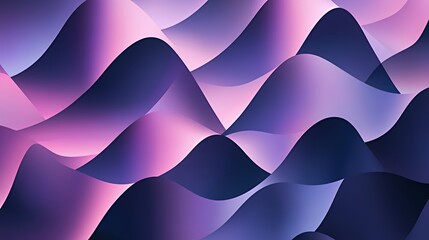 Abstract Purple and Pink Wavy Landscape Design