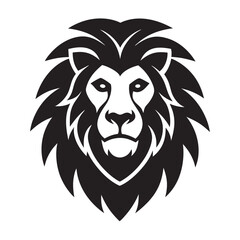 Lion head logo icon illustration