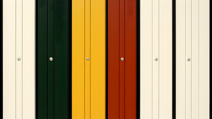 Colorful Door Panel Illustration