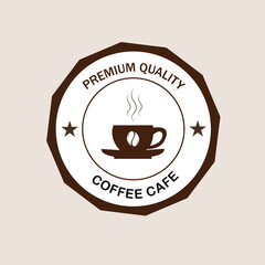 Premium quality logo design for coffee cafe
