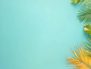 Tropical Leaf Background Illustration