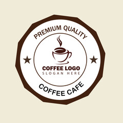 Premium quality coffee logo design