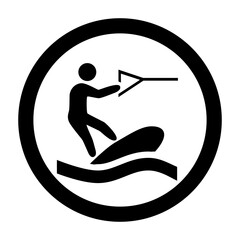 Water skiing sign