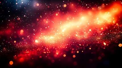 Festive Holiday Sparkles AI-Generated Photography Background