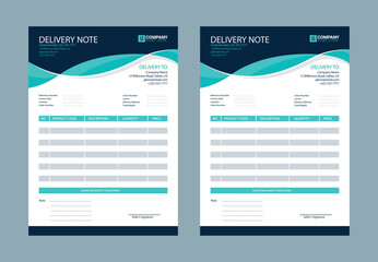 Professional Corporate Business Invoice Template Design, Elegant Business Stationery Design, Tax Form, Payment Bill