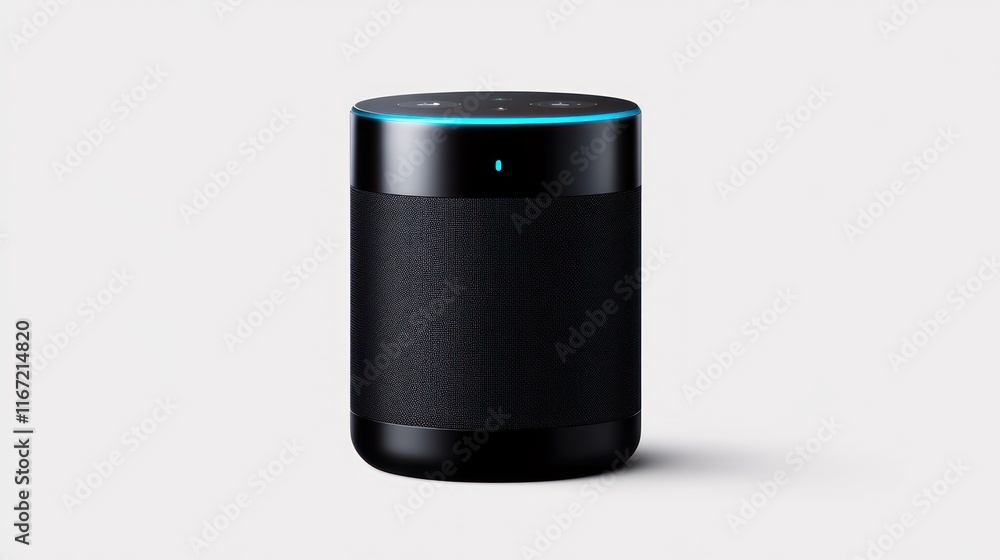 Poster smart speaker designed for voice interaction and smart home control.