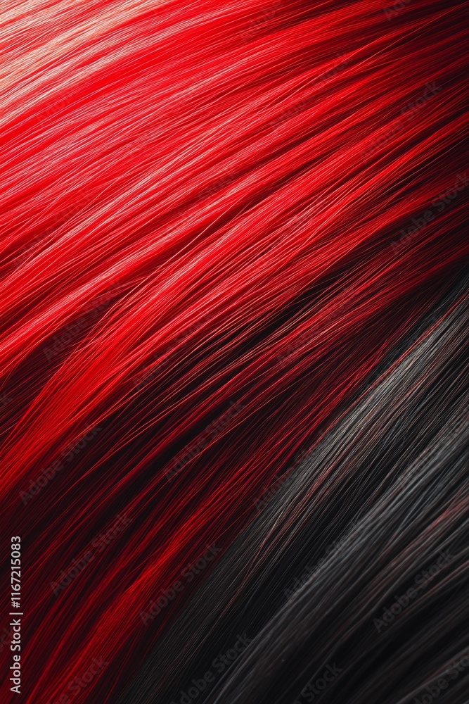 Poster bold red-to-black grainy gradient with intense texture creating a dramatic effect.