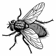 Fly Black silhouette