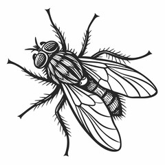 Fly Black silhouette