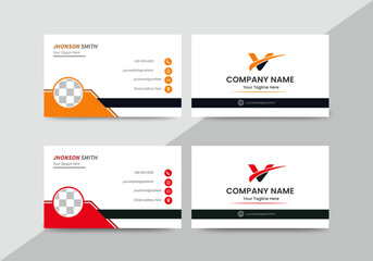 Modern Business Card Design template