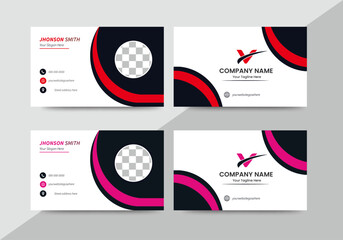 Modern Business Card Design template