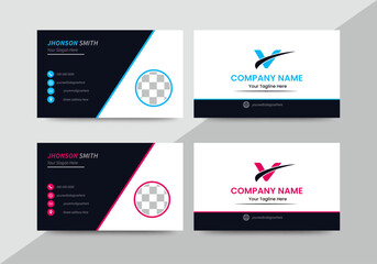 Modern Business Card Design template