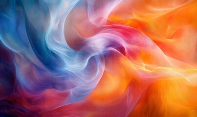 Obraz premium Swirling flames with dynamic abstract patterns, Generative AI