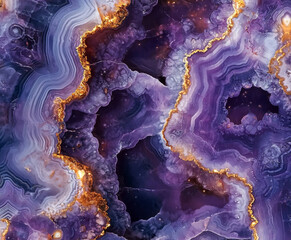 Agate Crystal Geode Iridescent Seamless Printable Paper