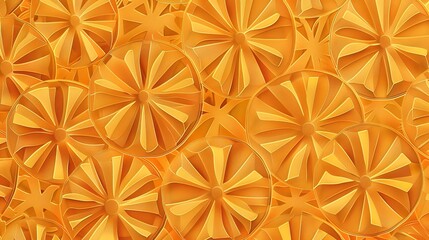 orange seamless pattern wallpaper