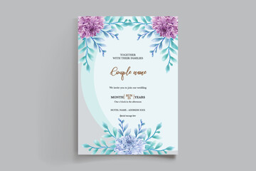 floral bridal shower invitation templates