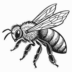 Honeybee Black silhouette