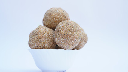 Fenugreek or methi ke Laddu, laddo or laddoo or sweet mithai balls for boosting immunity in winters