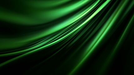 Abstract Green Draped Fabric Background Image