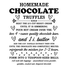 Homemade Chocolate Truffles T shirt