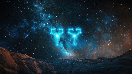 Celestial Twins: A Cosmic Landscape