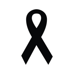 Cancer Ribbon premium line icon. Simple high quality pictogram. Modern outline style icons. Stroke vector illustration on background.