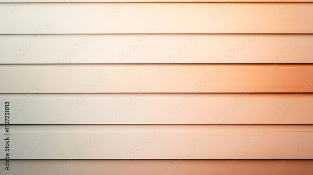 Poster serene horizontal lines in soft tones - clean minimalist background for branding or design
