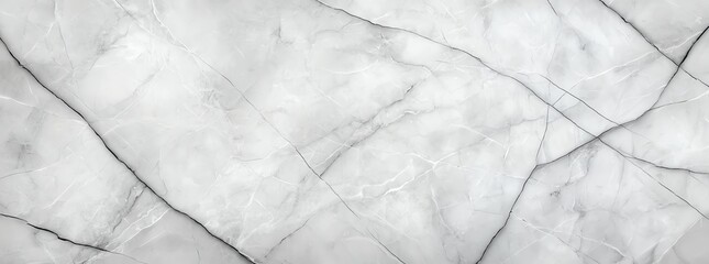 Obraz premium Elegant white marble texture with natural veining patterns