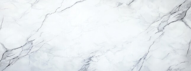 Obraz premium High-resolution image of a white marble texture with subtle gray veins, perfect for backgrounds, design projects, and architectural details.