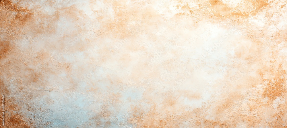 Poster abstract textured background with earthy tones of brown and white, creating a serene and artistic lo
