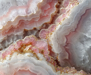 Agate Crystal Geode Iridescent Seamless Printable Paper