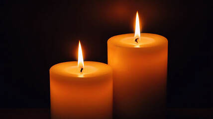 Candles in the dark