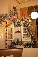 christmas tree in the room