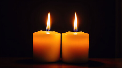 Candles in the dark