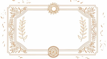 Elegant Certificate Vector Isolated Illustration Design for Professionals