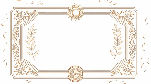 Elegant Certificate Vector Isolated Illustration Design for Professionals