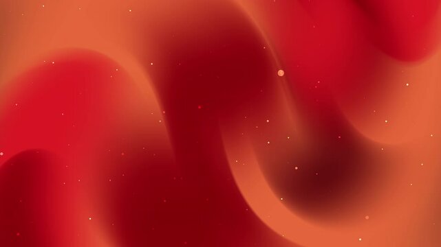 A dynamic and vibrant abstract background with swirling hues of red and orange, punctuated by shimmering lights, evoking the festive energy of Chinese New Year.