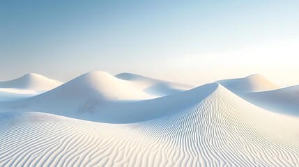 "Bold Monochrome Desert Dunes Composition with Dynamic Curves and Shadows"