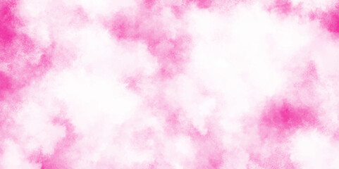 Grunge frame Soft pink watercolor background, summer winter day and pattern clouds backdrop pink color, pink kraft paper texture, abstract coral shades aquarelle illustration.	
