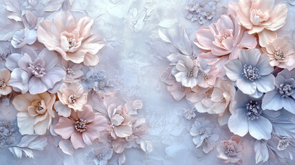 Luxury Pastel Floral Backgrounds