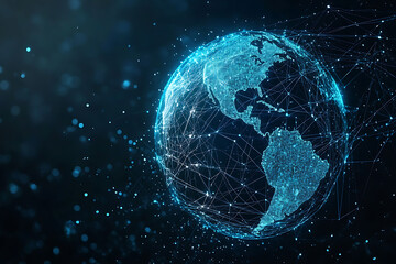 Global Network - A Futuristic Digital Earth