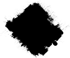 black banner brush painting artistic abstract background