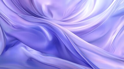 Obraz premium Abstract Lavender Silk Drapery Swirling Softly