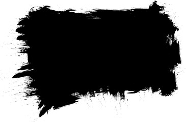 black ink brush painting banner artistic abstract background