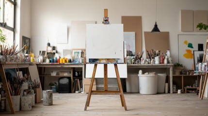 Creative Cozy Den Modern Style Art Supplies Boho Chic Ambiance